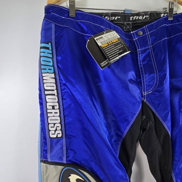 Thor MX Phase 3.0 Motocross Pants Mens 42 Blue Riding Gear - Picture 3 of 10